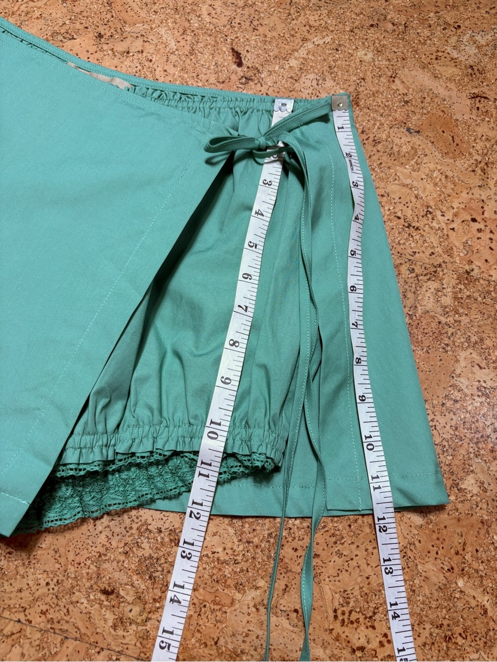 Free People Free-Est 100% Cotton Cherie Skort NWT Pastel Grass Sz M - Picture 10 of 13